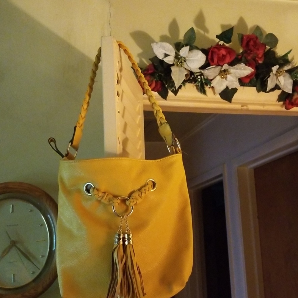A leather purse